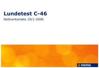 Lundetest C-46