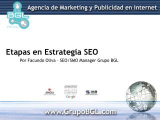 Etapas en Estrategia SEO