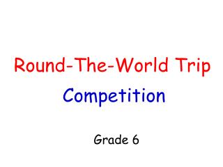 Round-The-World Trip