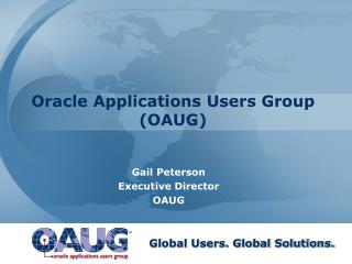 Oracle Applications Users Group (OAUG)