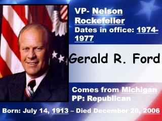 Gerald R. Ford