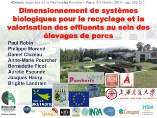 42èmes Journées de la Recherche Porcine – Paris, 2-3 février 2010 – pp. 285-290
