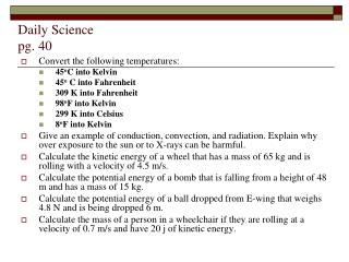 Daily Science pg. 40