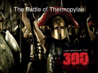 The Battle of Thermopylae