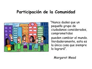 Participación de la Comunidad