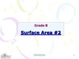 Grade 8 Surface Area #2