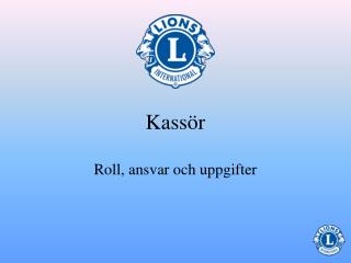 Kassör