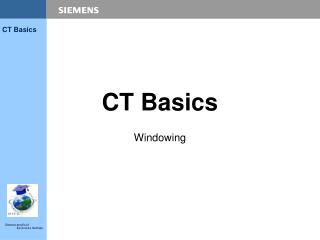 CT Basics