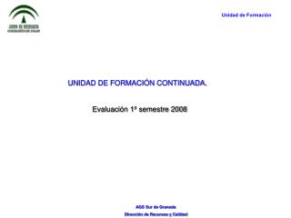 Unidad de Formación