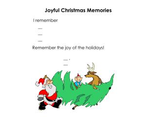 Joyful Christmas Memories