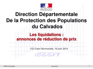 Direction Départementale De la Protection des Populations du Calvados