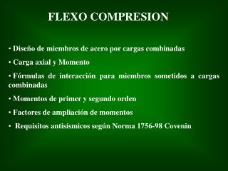 FLEXO COMPRESION