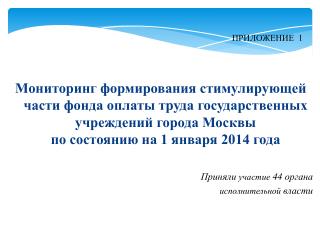 ПРИЛОЖЕНИЕ 1
