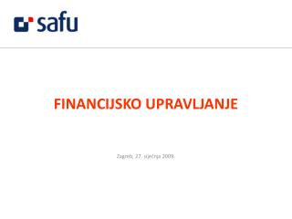 FINANCIJSKO UPRAVLJANJE