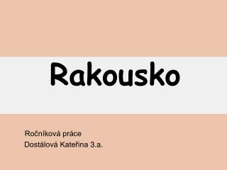 Rakousko