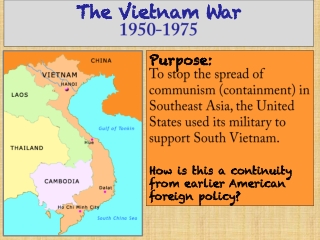 The Vietnam War 1950-1975