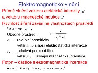 Elektromagnetické vlnění