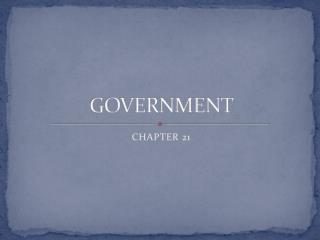 GOVERNMENT