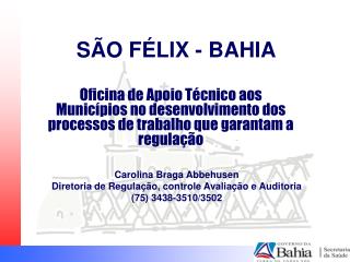 SÃO FÉLIX - BAHIA