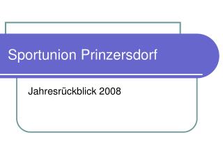 Sportunion Prinzersdorf