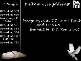 Welkom – Jeugddienst