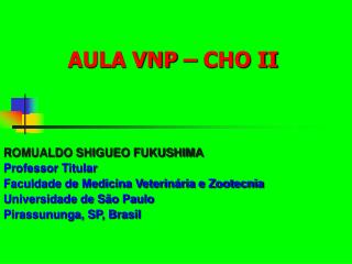 AULA VNP – CHO II