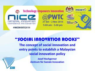 National Innovation Conference and Exhibition Nice 2014 Putra World Trade Centre – PWTC