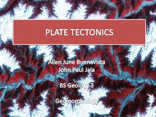 PLATE TECTONICS