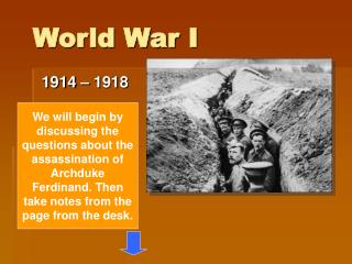 World War I