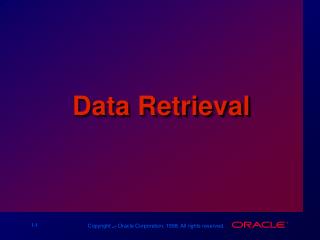 Data Retrieval