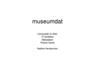 museumdat