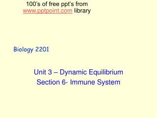 Biology 2201