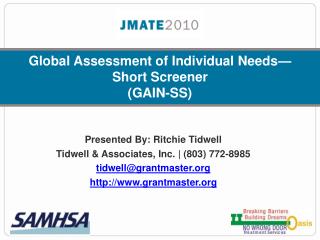 Global Assessment of Individual Needs—Short Screener (GAIN-SS)