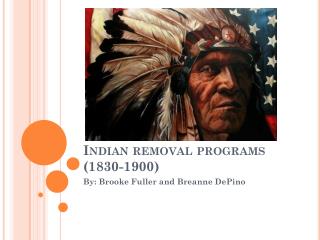 Indian removal programs (1830-1900)