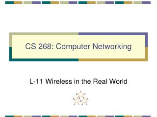 CS 268: Computer Networking