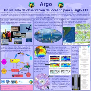 Argo Un sistema de observación del océano para el siglo XXI