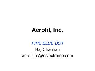 Aerofil, Inc.