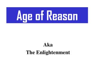 Age of Reason