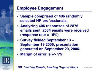 Employee Engagement