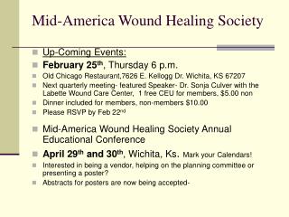 Mid-America Wound Healing Society