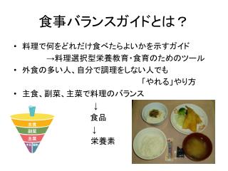 食事バランスガイドとは？