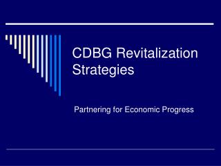 CDBG Revitalization Strategies