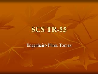 SCS TR-55