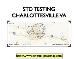 STD Testing Charlottesville