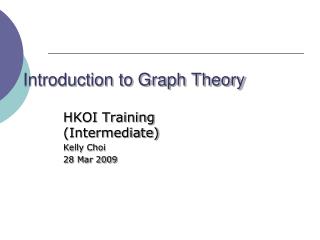 Introduction to Graph Theory