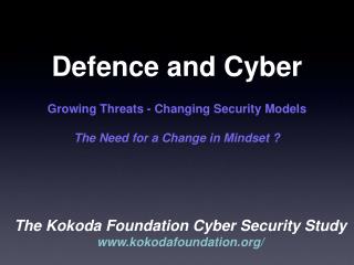 Defence and Cyber