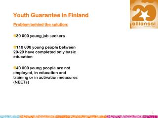 Youth Guarantee in Finland