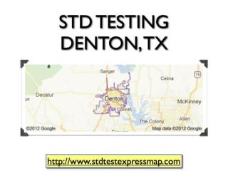 STD Testing Denton