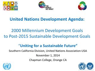 “ Uniting for a Sustainable Future”