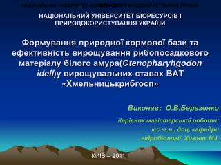 Виконав : О.В. Березенко